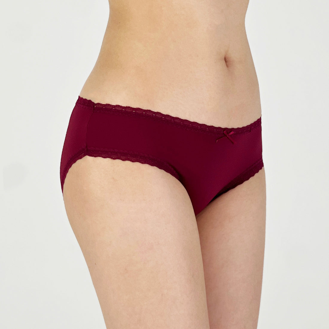 Deep Red Low Rise Panty