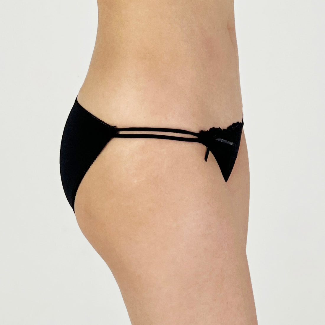 Noir Lace String Bikini