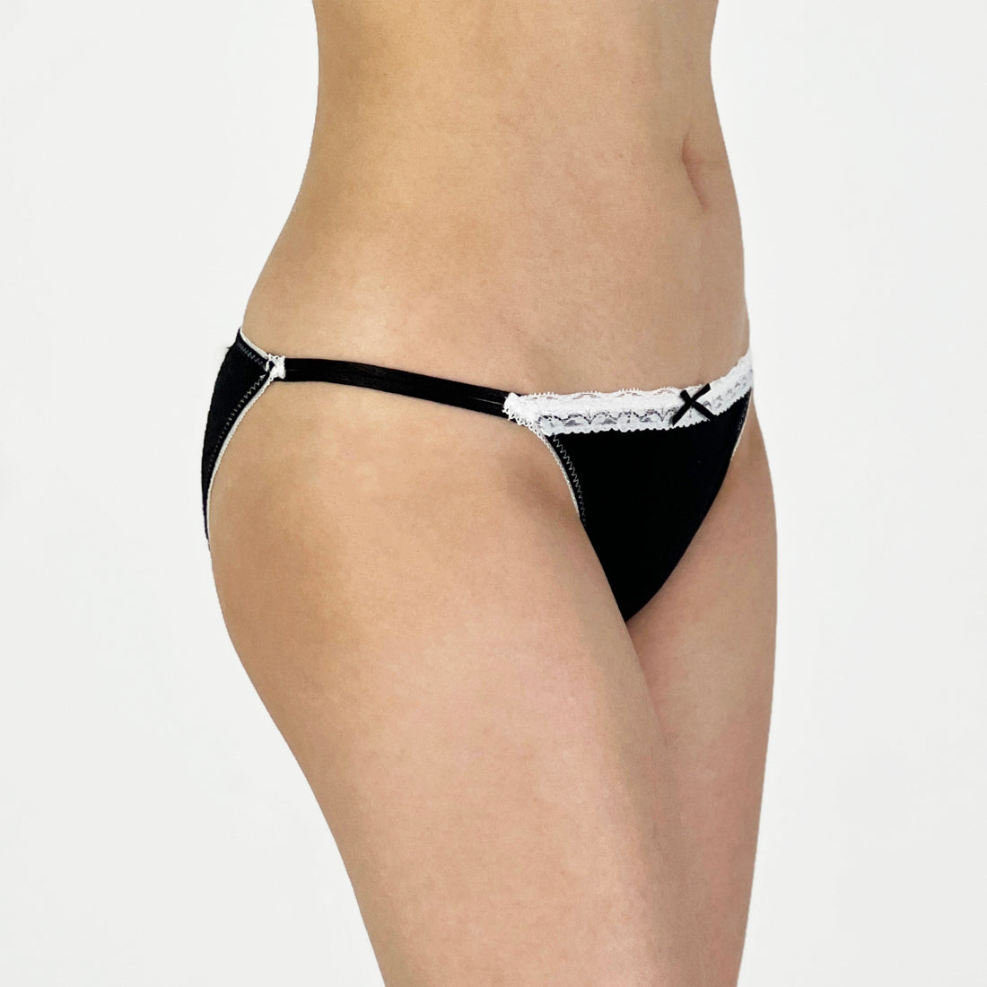 Noir Lace Trim Bikini