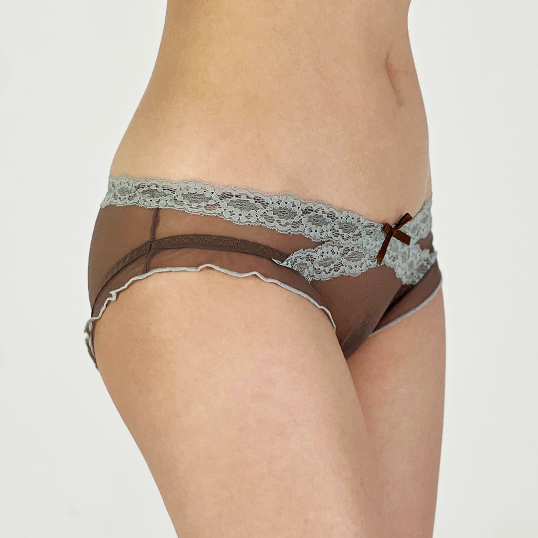 Mocha Sage Lace Briefs