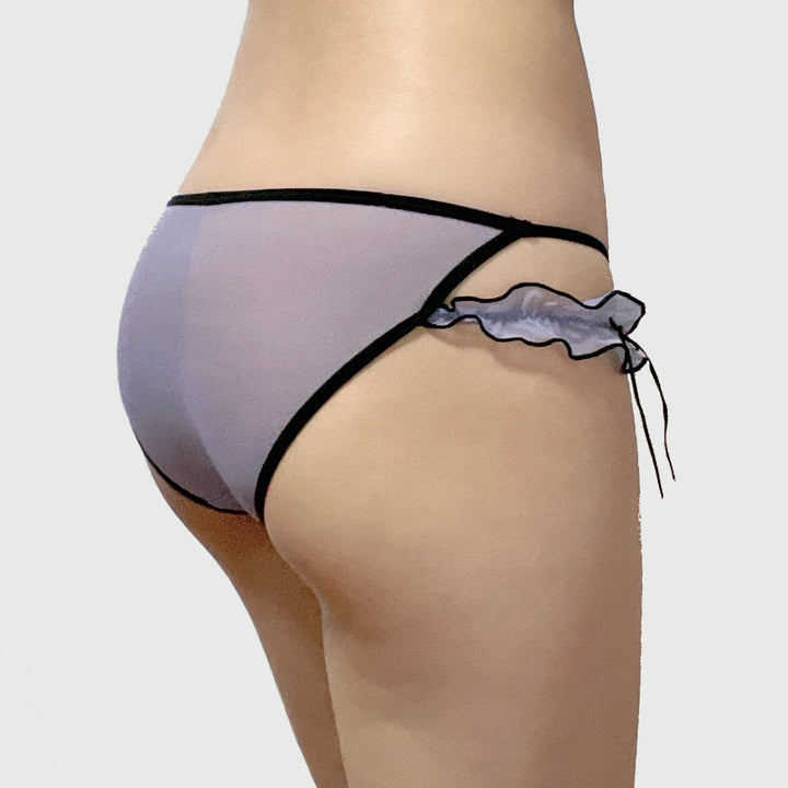 Ruffle Charm Sheer Lace Panty