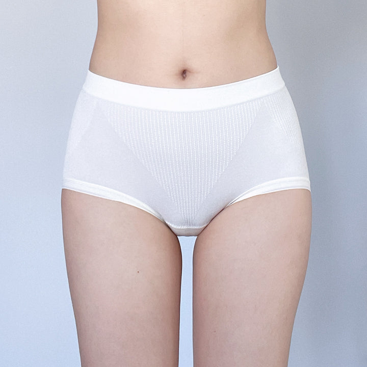Classic White Stretch High-Waist Brief