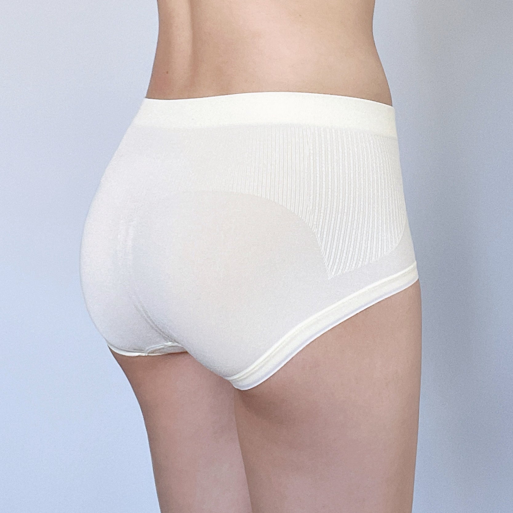 Classic Ivory Stretch High-Waist Brief