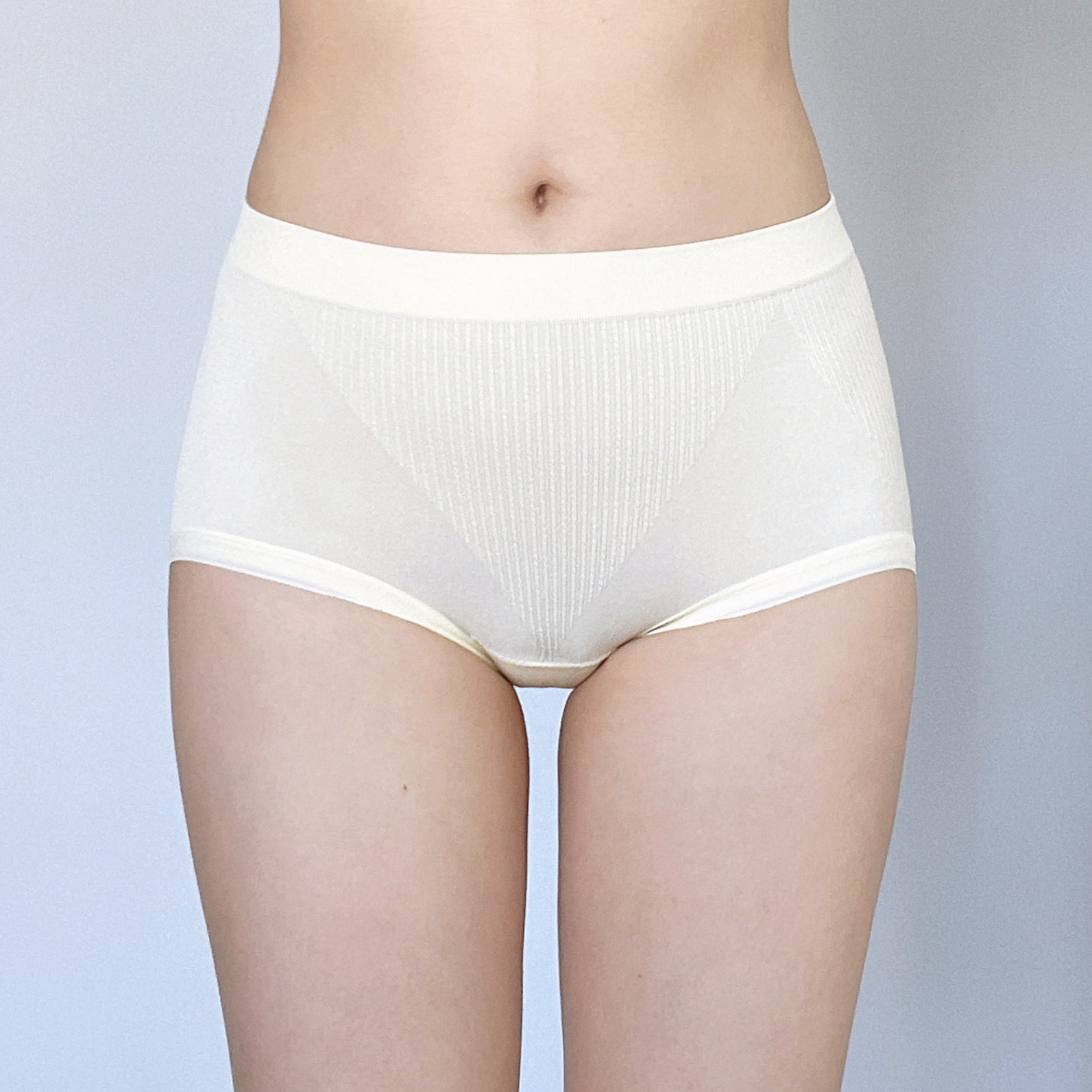 Classic Ivory Stretch High-Waist Brief