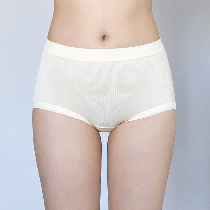Classic Ivory Stretch High-Waist Brief