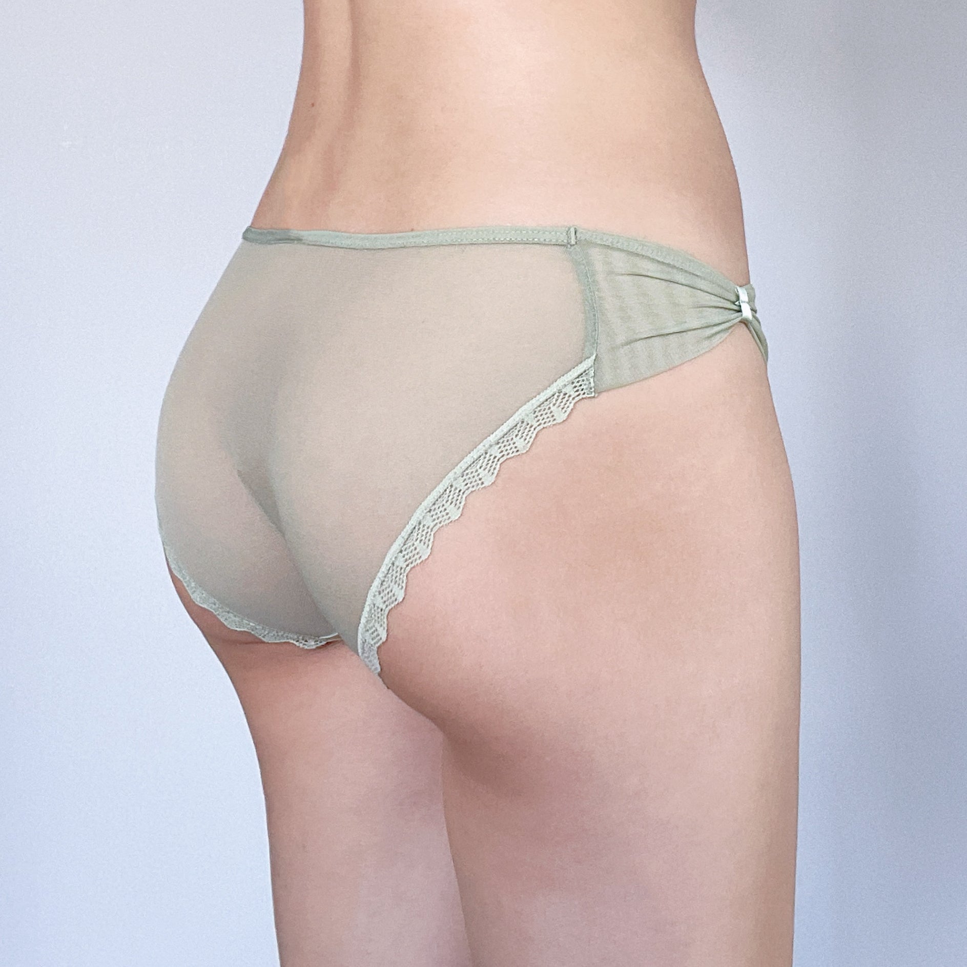Sage Lace Keyhole Panty