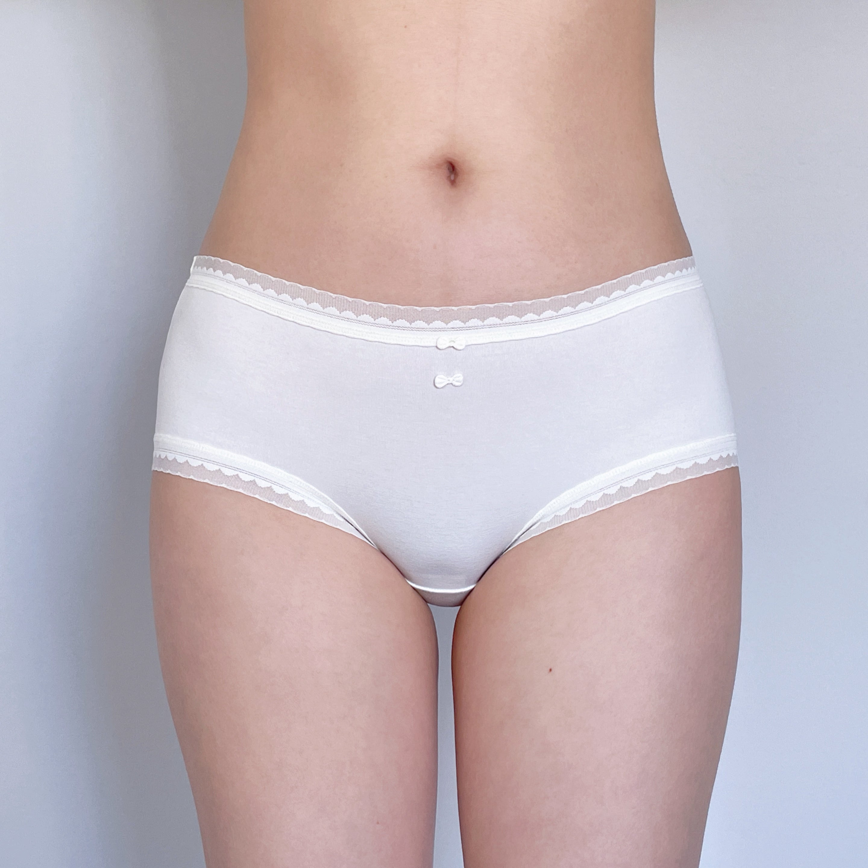 White Cotton Briefs-female panty_lingerie_underwear