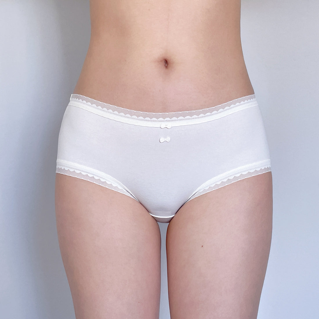 White Cotton Briefs-female panty_lingerie_underwear