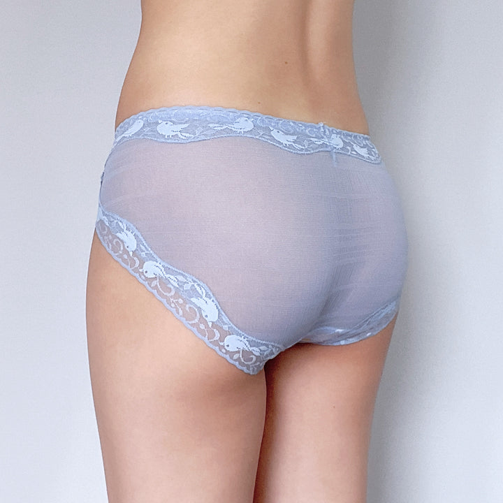Sky Blue Lace Panty
