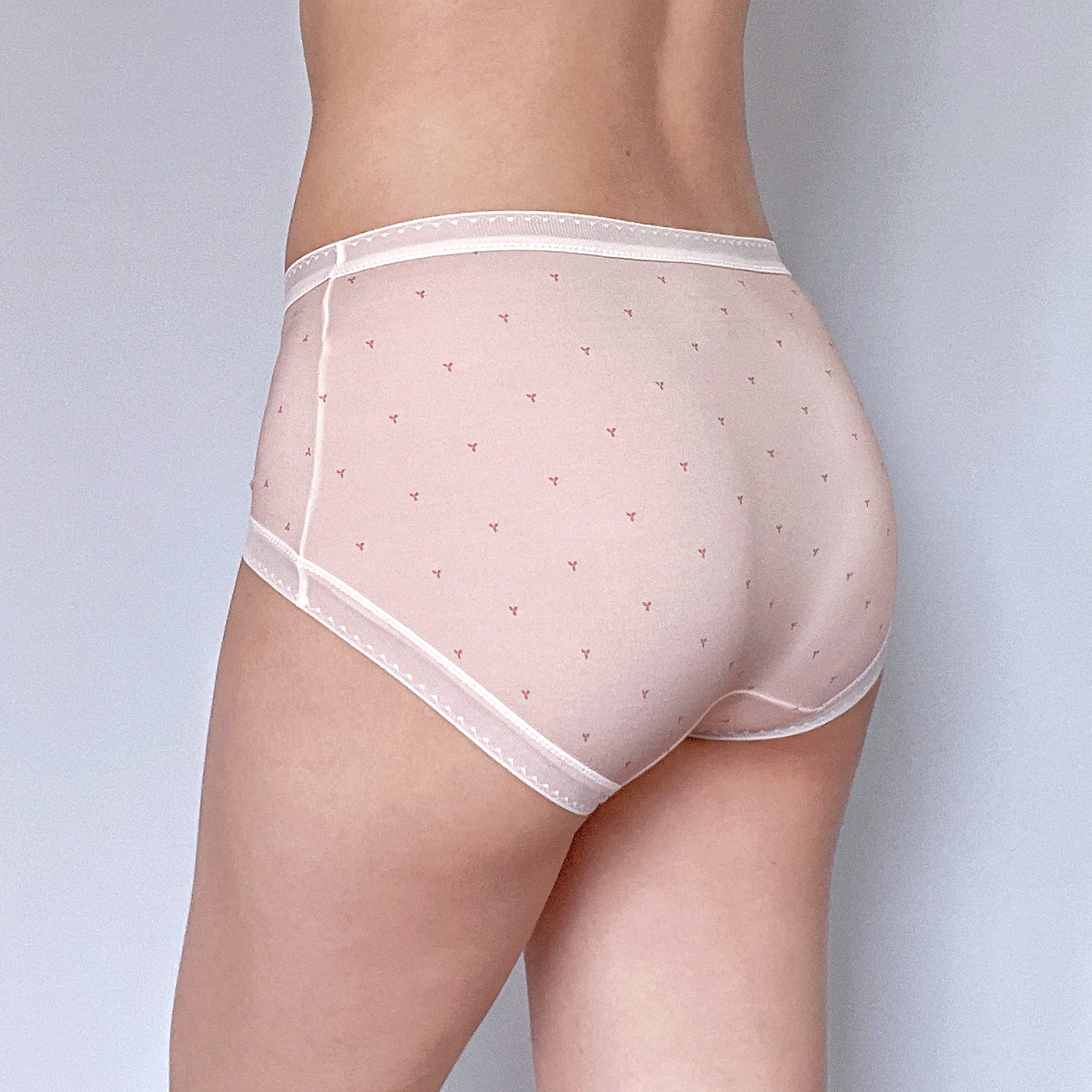 Blush Pink Printed Boyshort