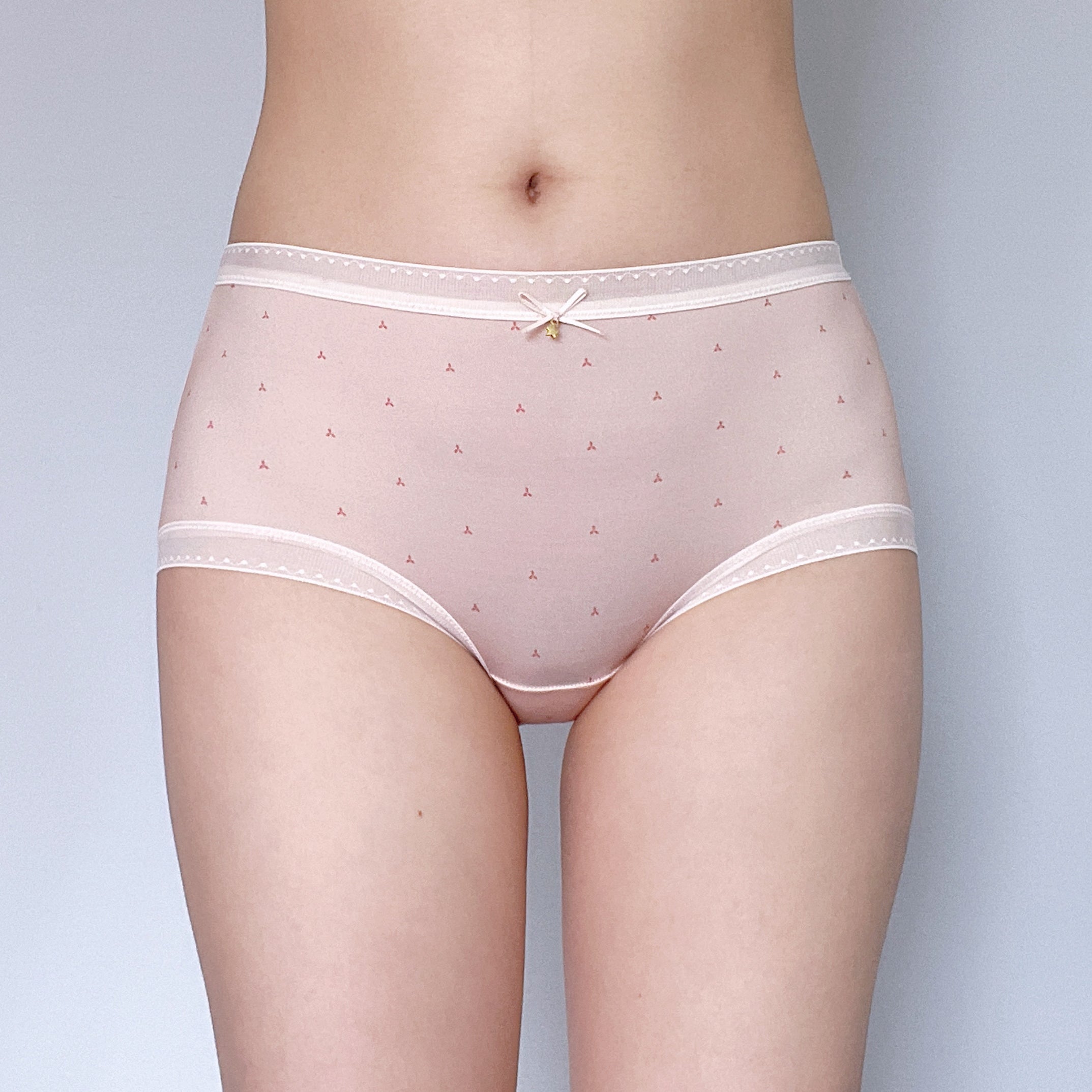 Blush Pink Printed Boyshort