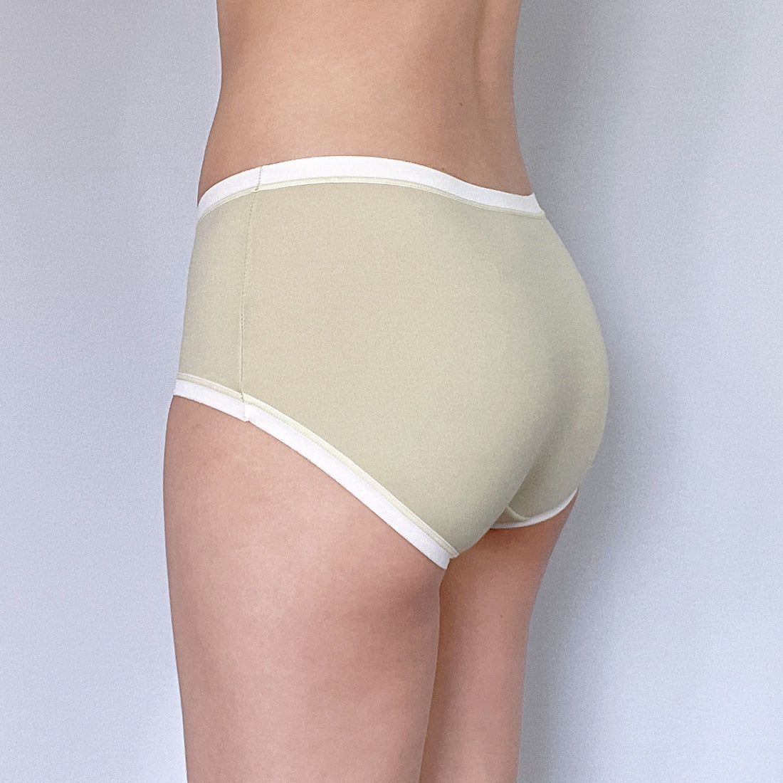 Olive Green Sheer Boyshort