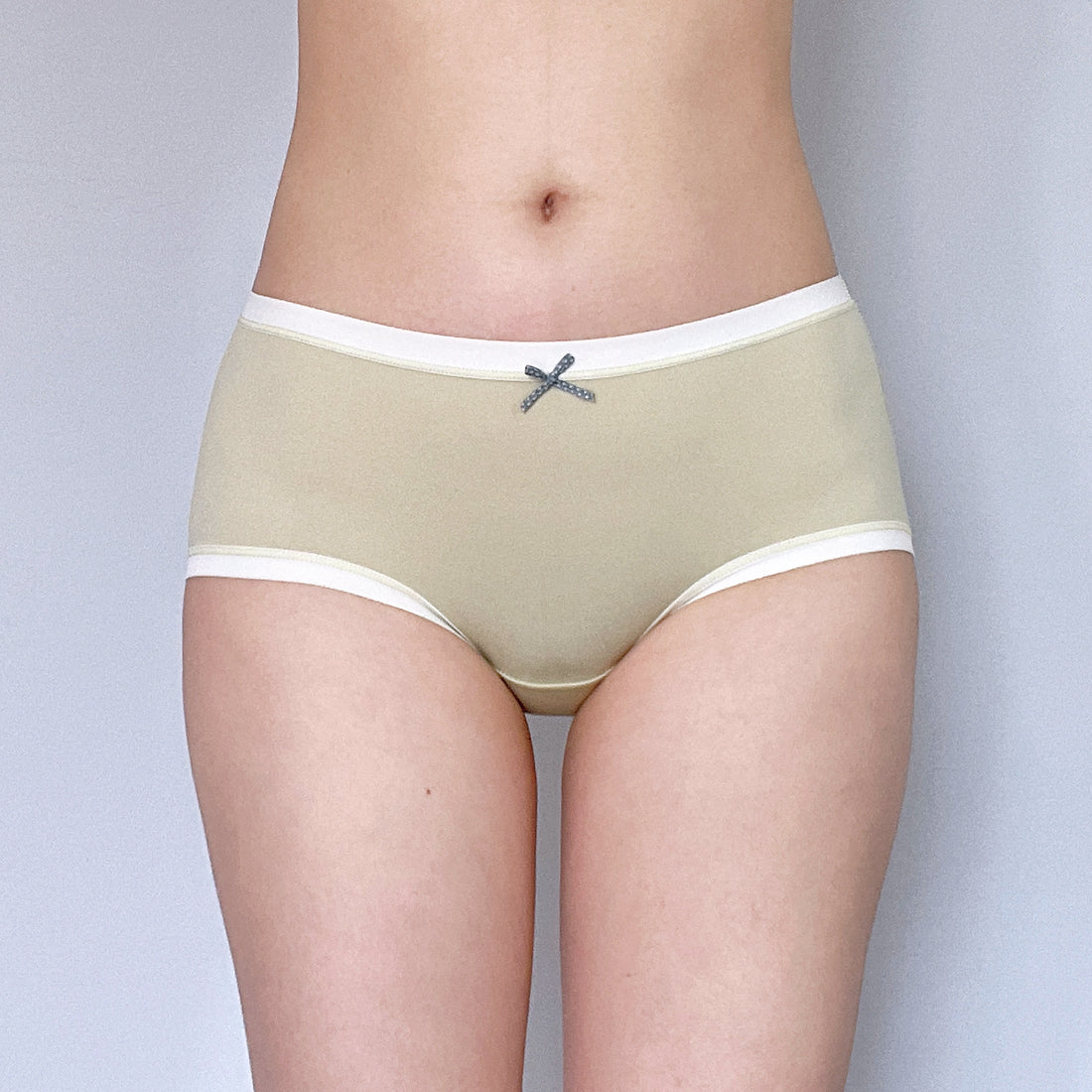 Olive Green Sheer Boyshort