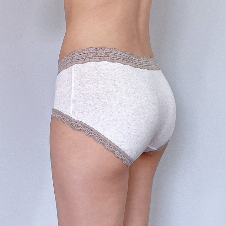Lace Comfort Brief – Ash Beige
