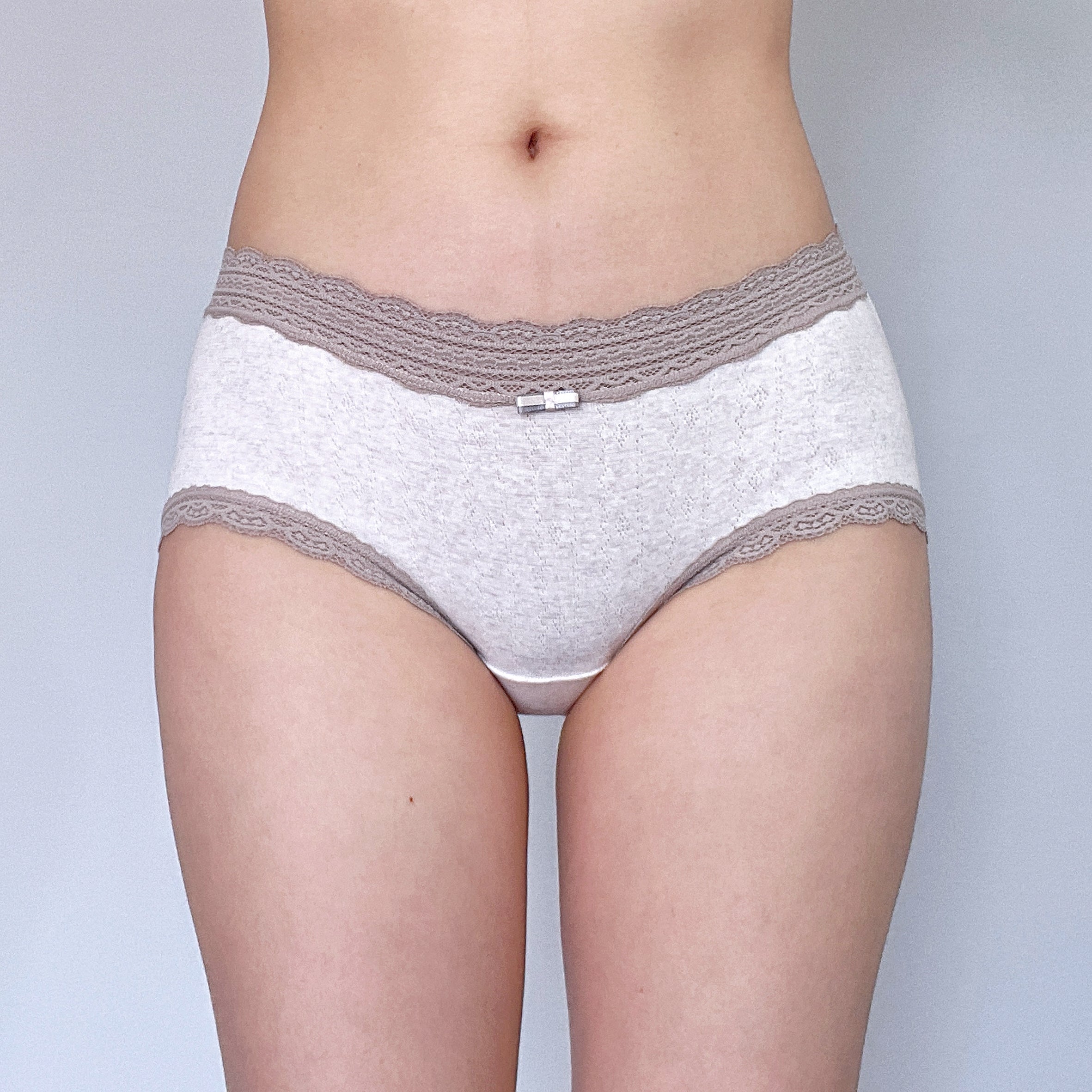 Lace Comfort Brief – Ash Beige
