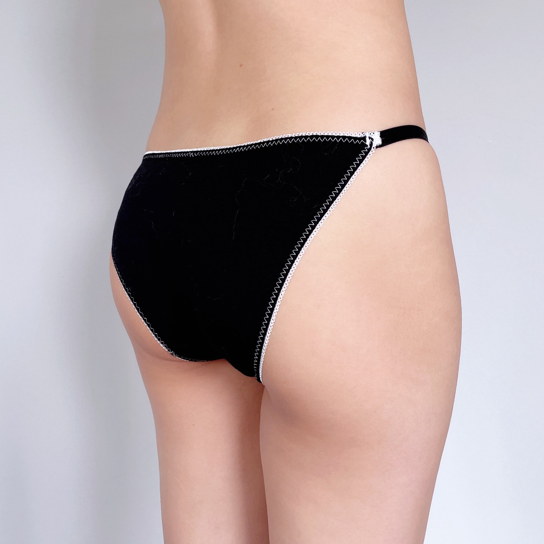 Noir Lace Trim Panty