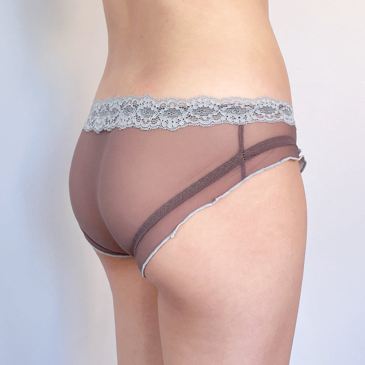 Mocha Sage Lace Briefs