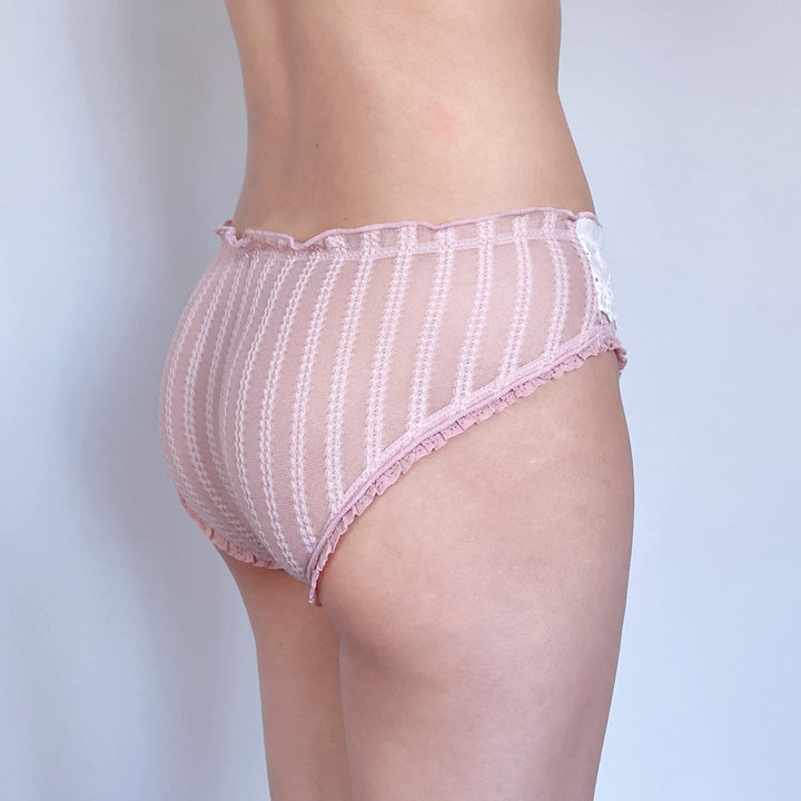 Blush Eyelet Lace Briefs