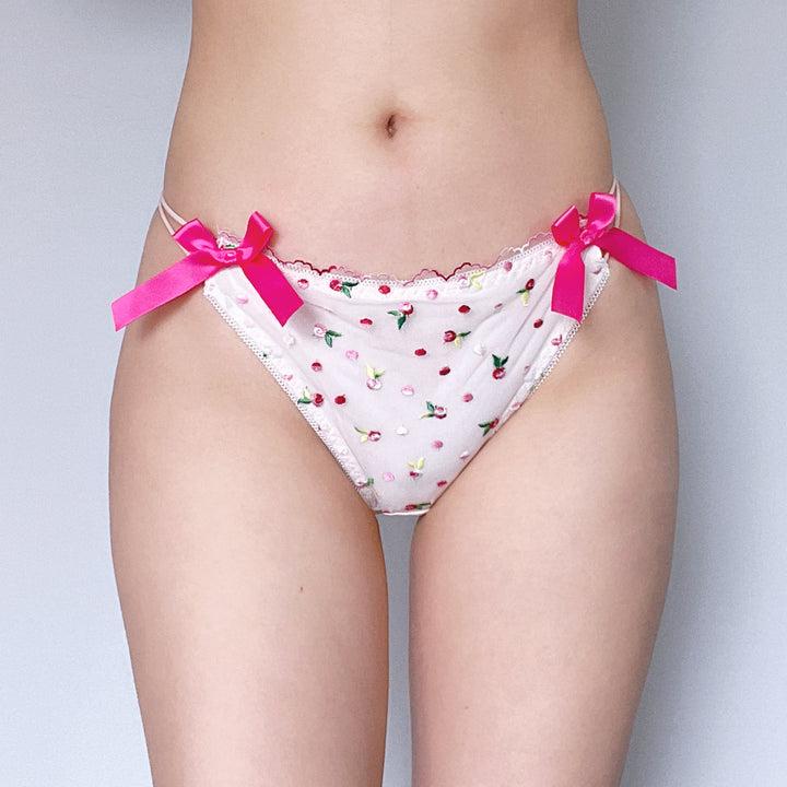 Pink Blossom Side Bow Panty-female_panty_lingerie_underwear