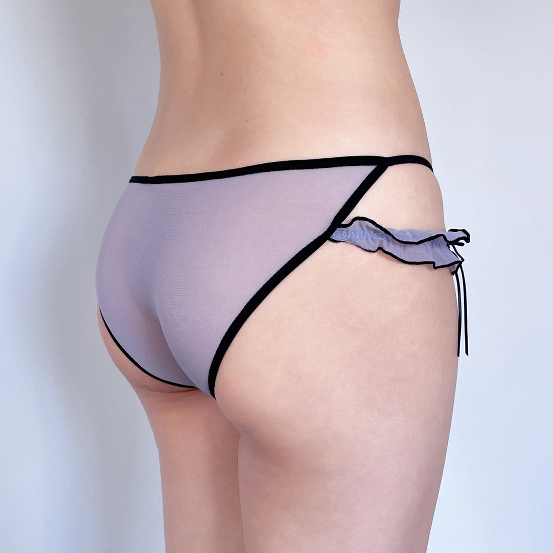 Ruffle Charm Sheer Lace Panty