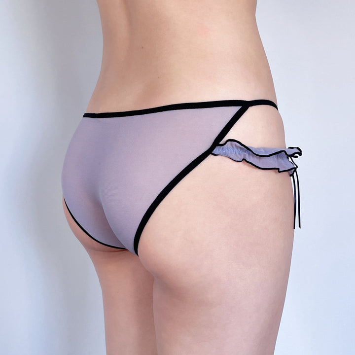 Ruffle Charm Sheer Lace Panty